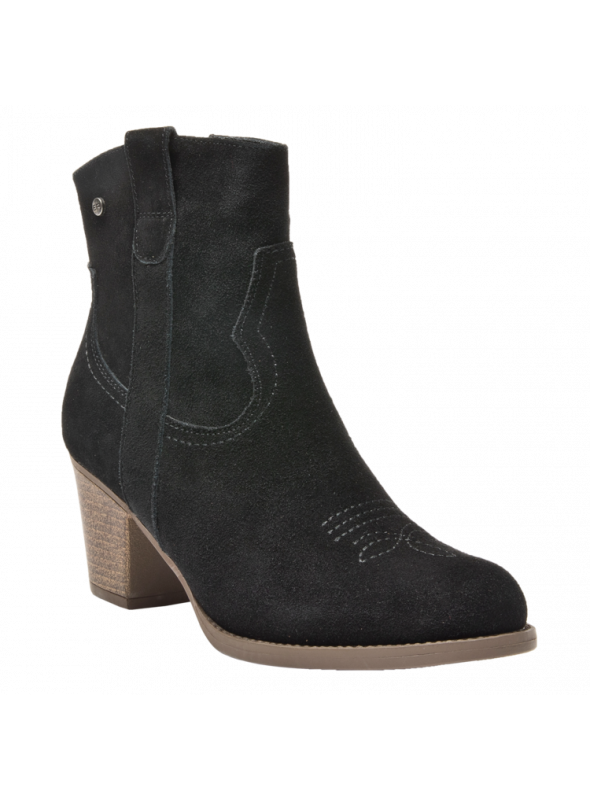 Botin Mujer H711 BRUNO ROSSI negro